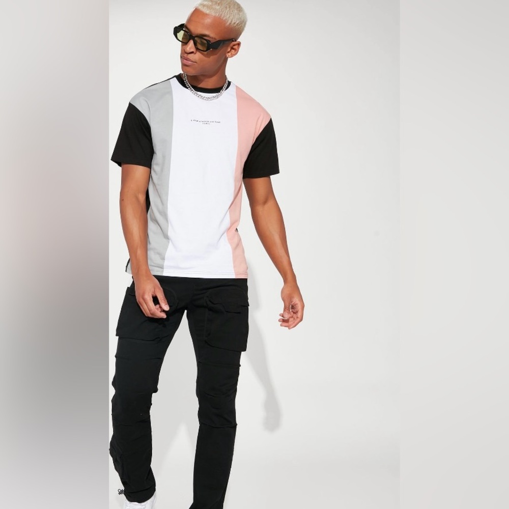 L’etat d’esprit short sleeve multi color men’s tee